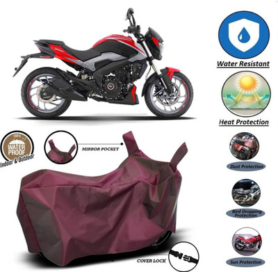 DeepShakshi AUTOMOTIVE Two Wheeler Cover for Bajaj(Dominar 400, Maroon)