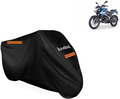 Juvdoxj Waterproof Two Wheeler Cover for Bajaj(Pulsar NS125 BS6, Black)