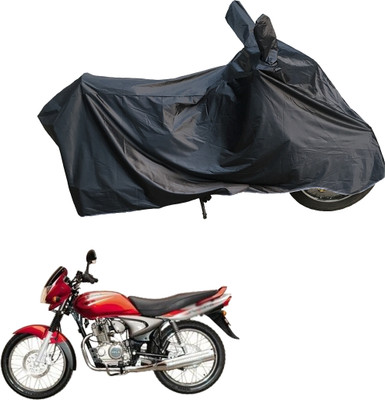 Motodreka Waterproof Two Wheeler Cover for Bajaj(Wind 125, Black)