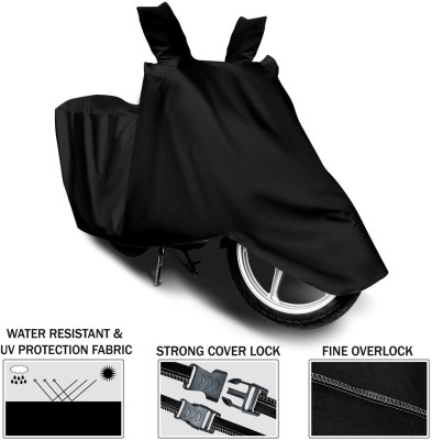 Lakshmina Enterprises Waterproof Two Wheeler Cover for Hero(Maestro Edge, Black)