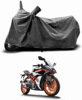 SEBONGO Waterproof Two Wheeler Cover for KTM(RC 390, Grey)