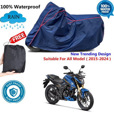 AUTOCAD Waterproof Two Wheeler Cover for Honda(Hornet 2.0, Blue, Red)