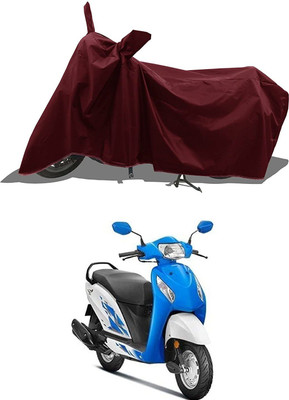 Mdstar Waterproof Two Wheeler Cover for Honda(Activa, Maroon)