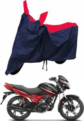 HMS Two Wheeler Cover for Hero(Glamour, Red, Blue)