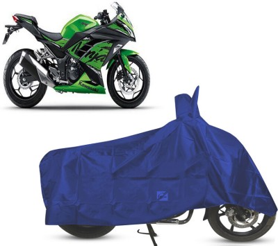 EGAL Waterproof Two Wheeler Cover for Kawasaki(Ninja 300, Blue)