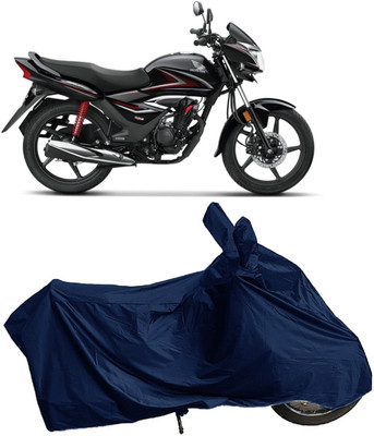 DIGGU Two Wheeler Cover for Honda(CB Shine, Blue)