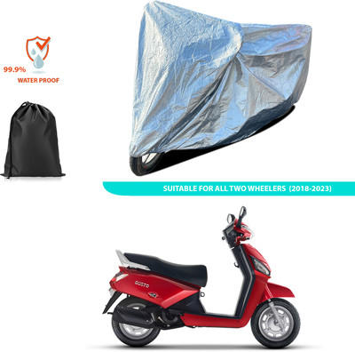CODOKI Waterproof Two Wheeler Cover for Mahindra(Gusto 125 BS6, Silver)