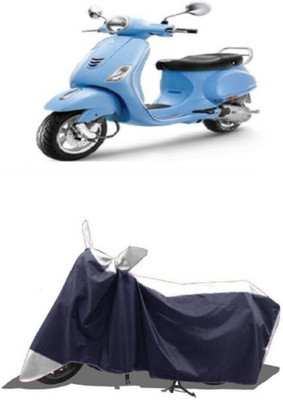 RAAMKM Two Wheeler Cover for Hero, Honda, Bajaj, TVS, Yamaha(Electric Optima, White, Black)