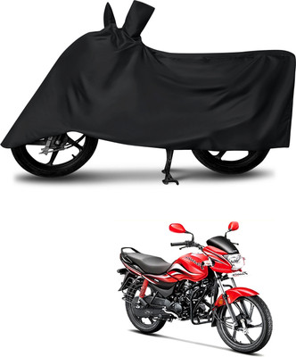 DeepShakshi AUTOMOTIVE Waterproof Two Wheeler Cover for Hero(Passion Pro, Black)
