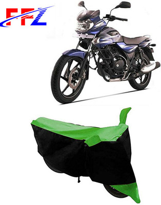 FFZ Two Wheeler Cover for Bajaj(Discover 135, Black, Green)