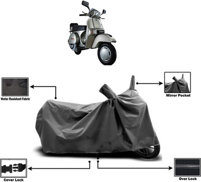 Amexride Two Wheeler Cover for LML(Select, Grey)