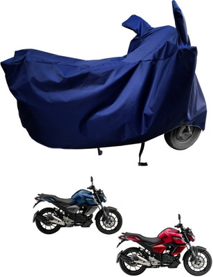 Amexride Two Wheeler Cover for Yamaha(FZS-FI V3 BS6, Blue)