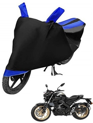 MOCKHE Two Wheeler Cover for Yamaha(MT 15, Blue)