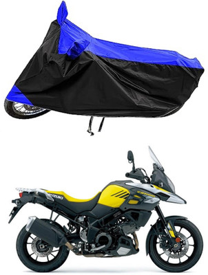 GROFATIK Two Wheeler Cover for Suzuki(V-Strom 1000, Blue)