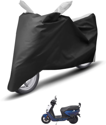 Caronix Waterproof Two Wheeler Cover for Aprilia(Silver)