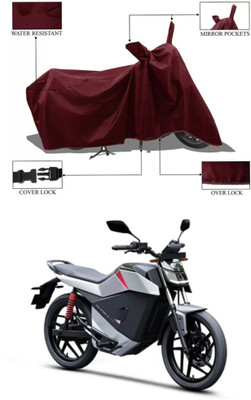 RAQTRO Waterproof Two Wheeler Cover for Ola(Roadster, Maroon)