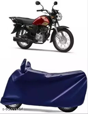 gurukul mart Waterproof Two Wheeler Cover for Indian(Electric Flash, Blue)