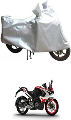 APNEK Waterproof Two Wheeler Cover for Bajaj(Pulsar RS 200, Silver)