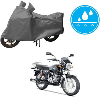 DeepShakshi AUTOMOTIVE Waterproof Two Wheeler Cover for Bajaj(Boxer, Grey)