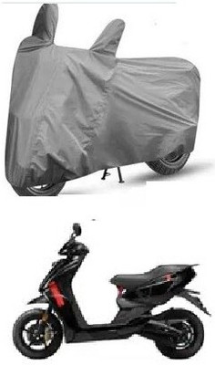 Tritika Waterproof Two Wheeler Cover for Ather(450 X, Grey)