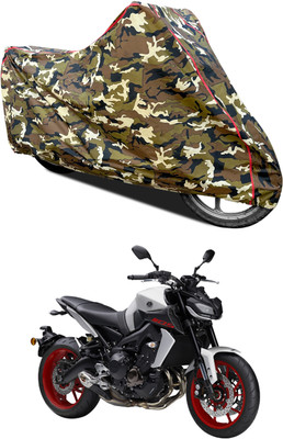 AutoGalaxy Waterproof Two Wheeler Cover for Yamaha(MT 9, Yellow)