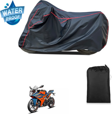 CODOKI Waterproof Two Wheeler Cover for KTM(RC 390 BS6, Black)