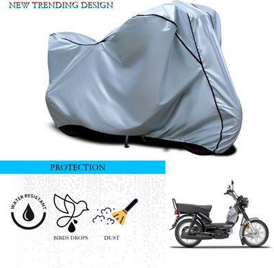 ANTHUB Waterproof Two Wheeler Cover for TVS(XL 100 Comfort, Silver)