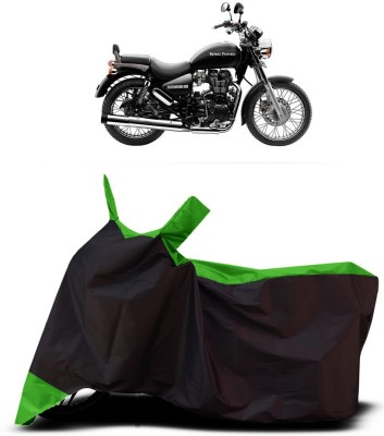 VESMEI Two Wheeler Cover for Royal Enfield(Thunderbird 350, Green)