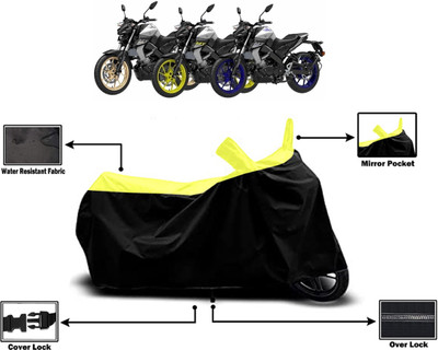 Amexride Two Wheeler Cover for Yamaha(MT-15 BS6, Yellow)
