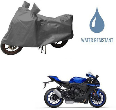 DeepShakshi AUTOMOTIVE Waterproof Two Wheeler Cover for Yamaha(YZF R1, Grey)
