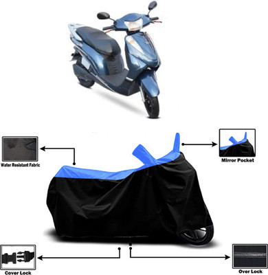 Amexride Two Wheeler Cover for Avon(E Scoot, Multicolor)