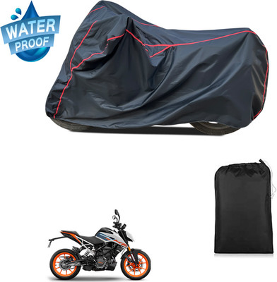 PAGORA Waterproof Two Wheeler Cover for KTM(125 Duke, Black)