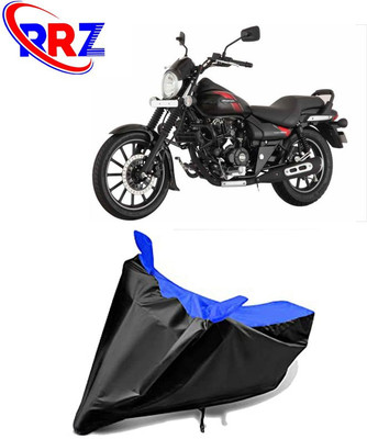 RRZ Waterproof Two Wheeler Cover for Bajaj(Avenger, Black, Blue)
