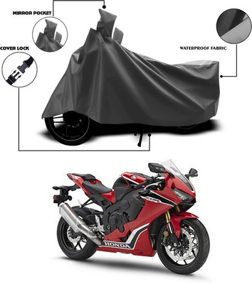 SEBONGO Waterproof Two Wheeler Cover for Honda(CB 1000R, Grey)
