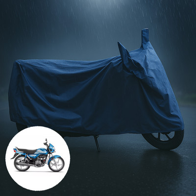 PAGORA Waterproof Two Wheeler Cover for Hero(HF Deluxe i3s, Blue)