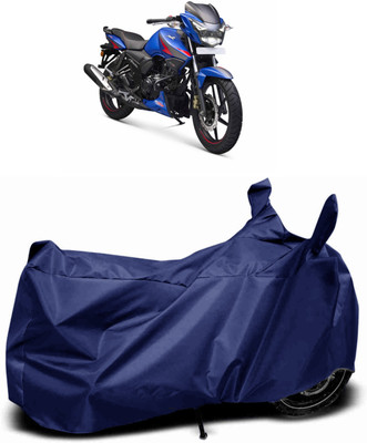MMSSTAR Waterproof Two Wheeler Cover for TVS(Apache RTR 180, Blue)