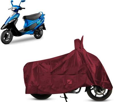 EGAL Two Wheeler Cover for TVS(Pep Plus, Maroon)