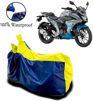 APNEK Waterproof Two Wheeler Cover for Yamaha(Fazer 25, Yellow, Blue)