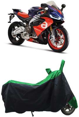 Coxtor Waterproof Two Wheeler Cover for Aprilia(RS 660 BS6, Green)