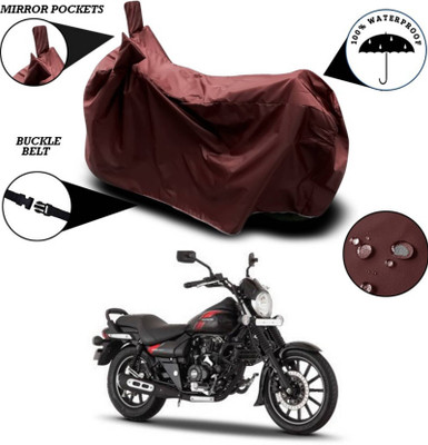 AASHTIK MART Two Wheeler Cover for Bajaj(Avenger 220 Cruise, Maroon)