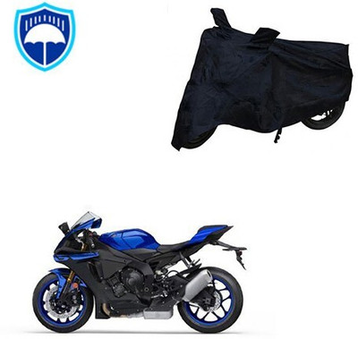 MMSSTAR Waterproof Two Wheeler Cover for Yamaha(YZF R1, Black)