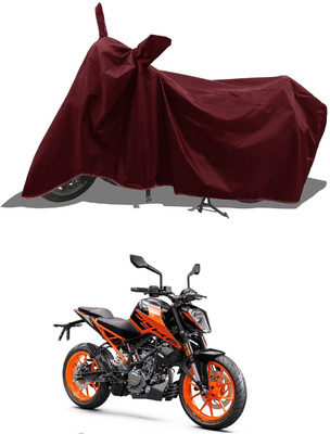 DeepShakshi AUTOMOTIVE Waterproof Two Wheeler Cover for KTM(200 Duke, Maroon)