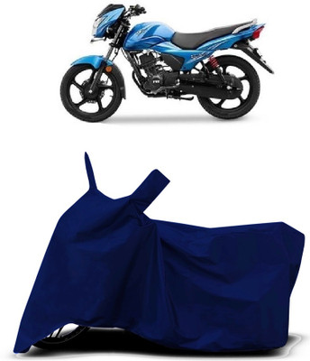 VESMEI Two Wheeler Cover for TVS(Victor New, Blue)