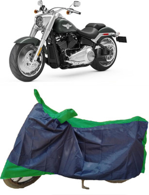 ANTOFY Two Wheeler Cover for Harley Davidson(Fat Boy, Multicolor)