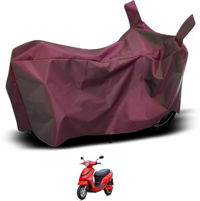 GOSHIV-car and bike accessories Waterproof Two Wheeler Cover for Hero(Electric Photon, Maroon)