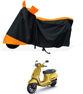 Tricway Two Wheeler Cover for Piaggio(Vespa SXL, Orange)