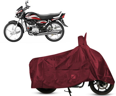 EGAL Two Wheeler Cover for Hero(HF Deluxe i3s, Maroon)