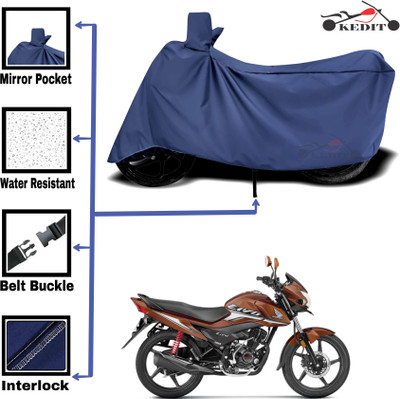 KEDIT Two Wheeler Cover for Universal For Bike(Livo, Blue)