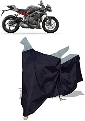 Amexride Two Wheeler Cover for Triumph(Street Triple RS BS6, Multicolor)
