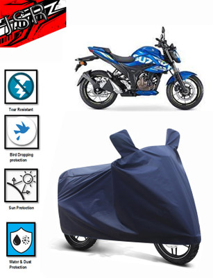 FRONCH Waterproof Two Wheeler Cover for Suzuki(Gixxer 250, Blue)